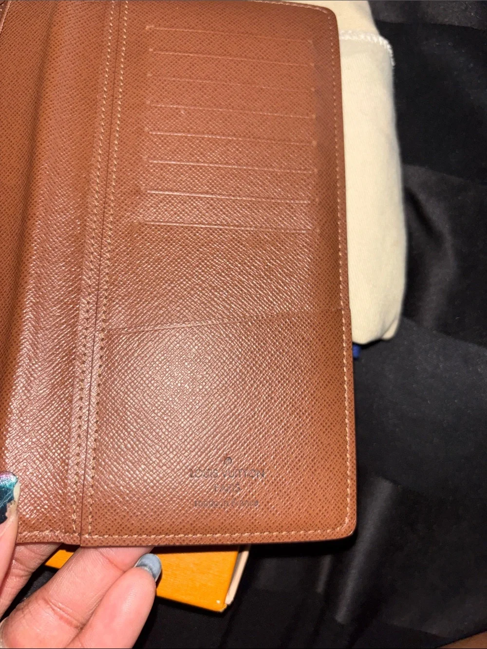 Louis Vuitton Monogram Zip Long Brazza Wallet in Dark Brown and Tan